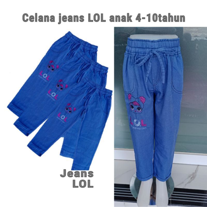 Quần Jean / Jean Xinh Xắn Cá Tính Dành Cho Bé 4-10 Tuổi
