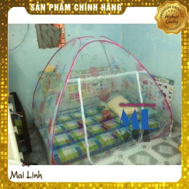 [XÃ HÀNG ] Mùng chụp tự bung 1m4 x 2m - HỒNG HOA