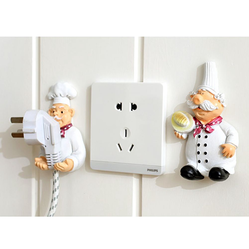 Home Fashion Strong Kitchen Sticky Socket Storage Rack Hook