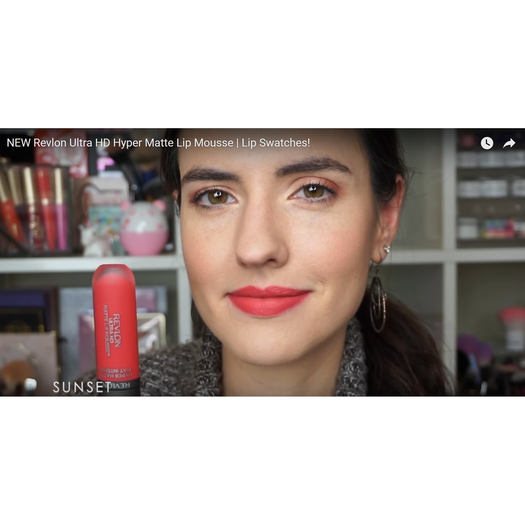 Son siêu lì lâu trôi Revlon Ultra HD Matte Lip Mousse Hyper Matte