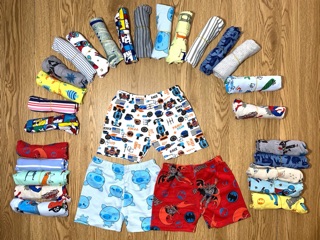 (5-18kg) Combo 10 quần đùi cho bé trai/bé gái