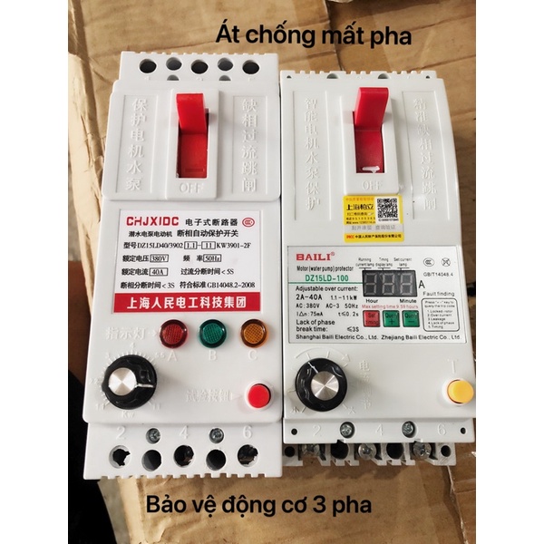 Át Tô Mát - át chống mất pha bảo vệ động cơ 3 pha