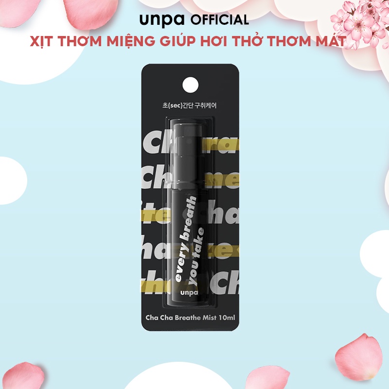Nước Xịt Thơm Miệng Unpa Cha Cha Breath Mist 10ml