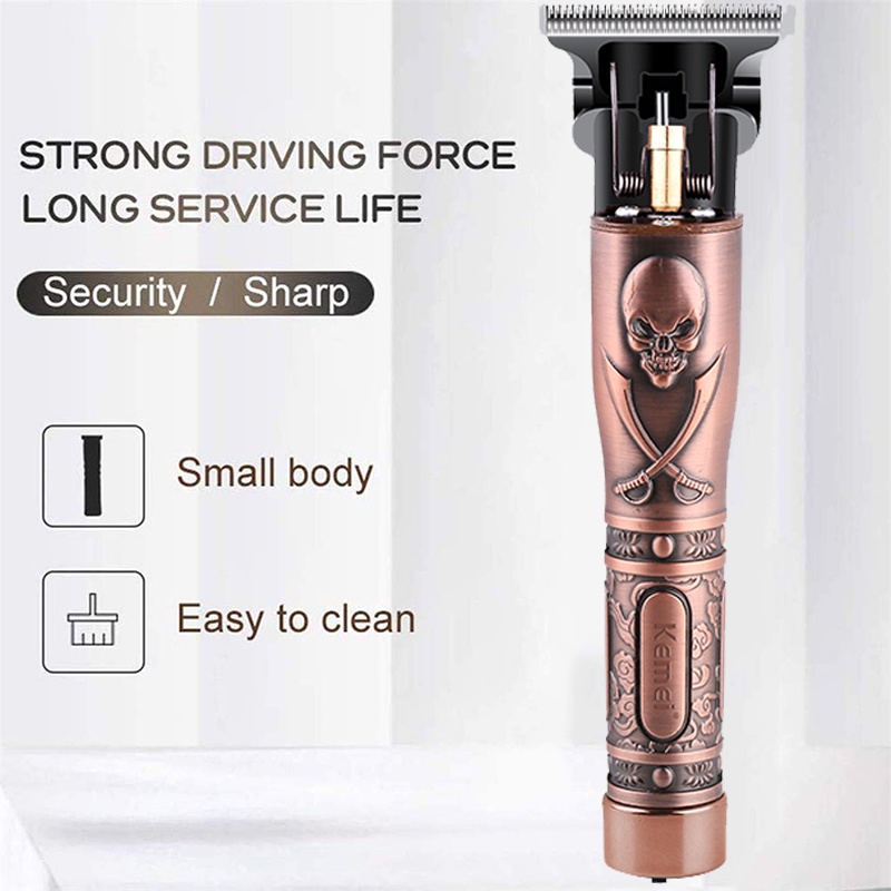 Tông đơ cạo râu /cắt tóc KEMEI T9 không dây cho nam