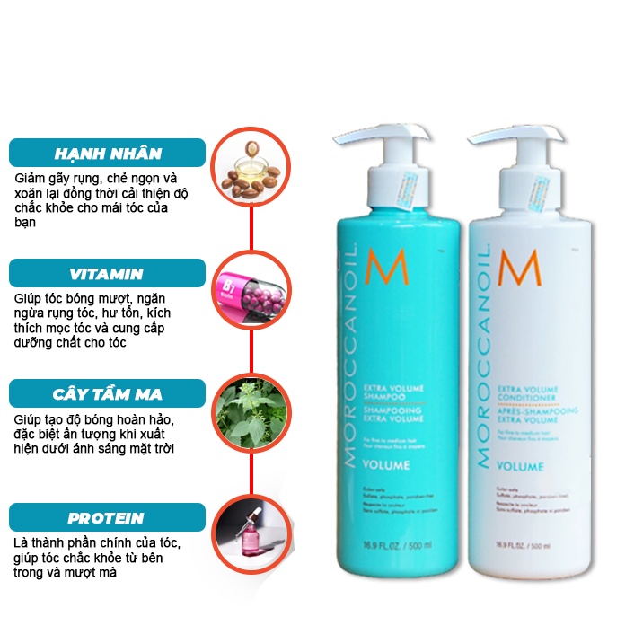 MOROCCANOIL - DẦU GỘI XẢ PHỤC HỒI ĐỘ ẨM REPAIR 500ML CHÍNH HÃNG LAMYRA