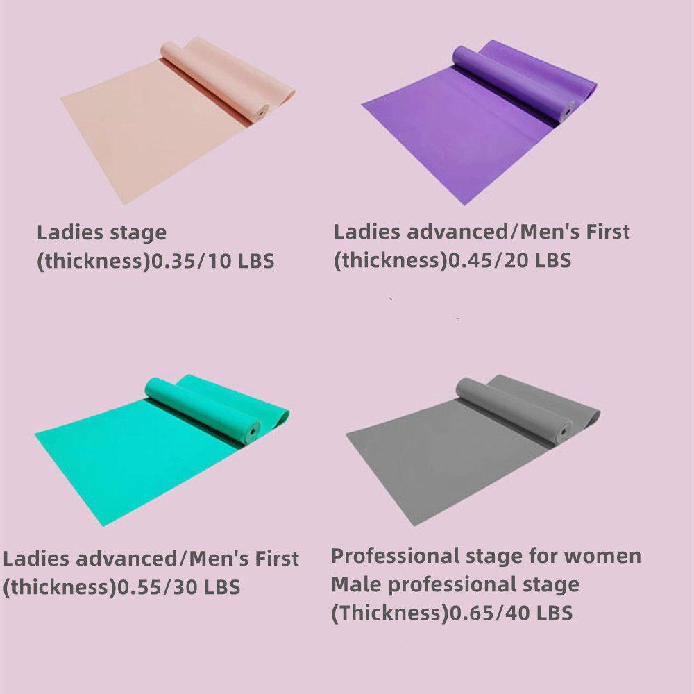 MUVAKO Dây Đai Cao Su Kháng Lực Co Giãn Hỗ Trợ Luyện Tập Pilates Tại Nhà Mới