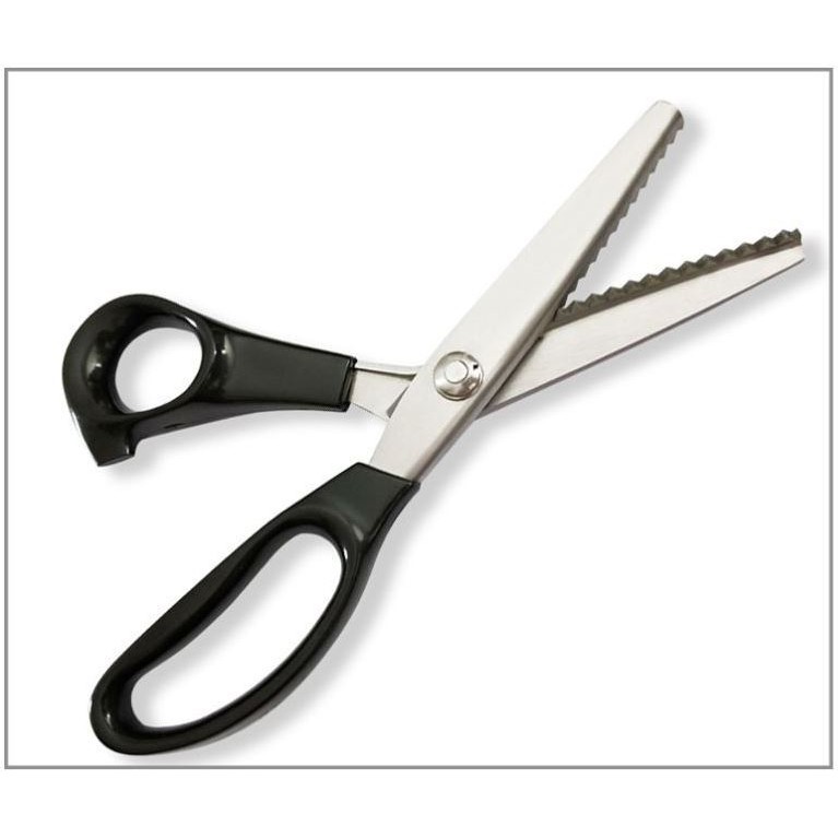 Kéo răng cưa, răng bầu, lượn sóng đủ size 4.8