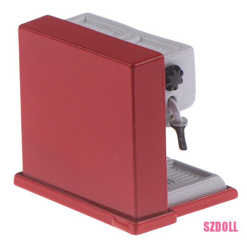 Mô Hình Máy Pha Cà Phê Mini Tỉ Lệ 1:12 Dùng Trang Trí Nhà Búp Bê SZDOLL6