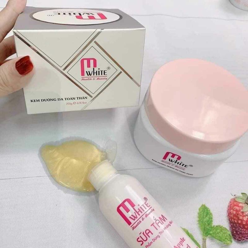 [ GIÁ GỐC 350k] kem dưỡng trắng da body M'WHITE