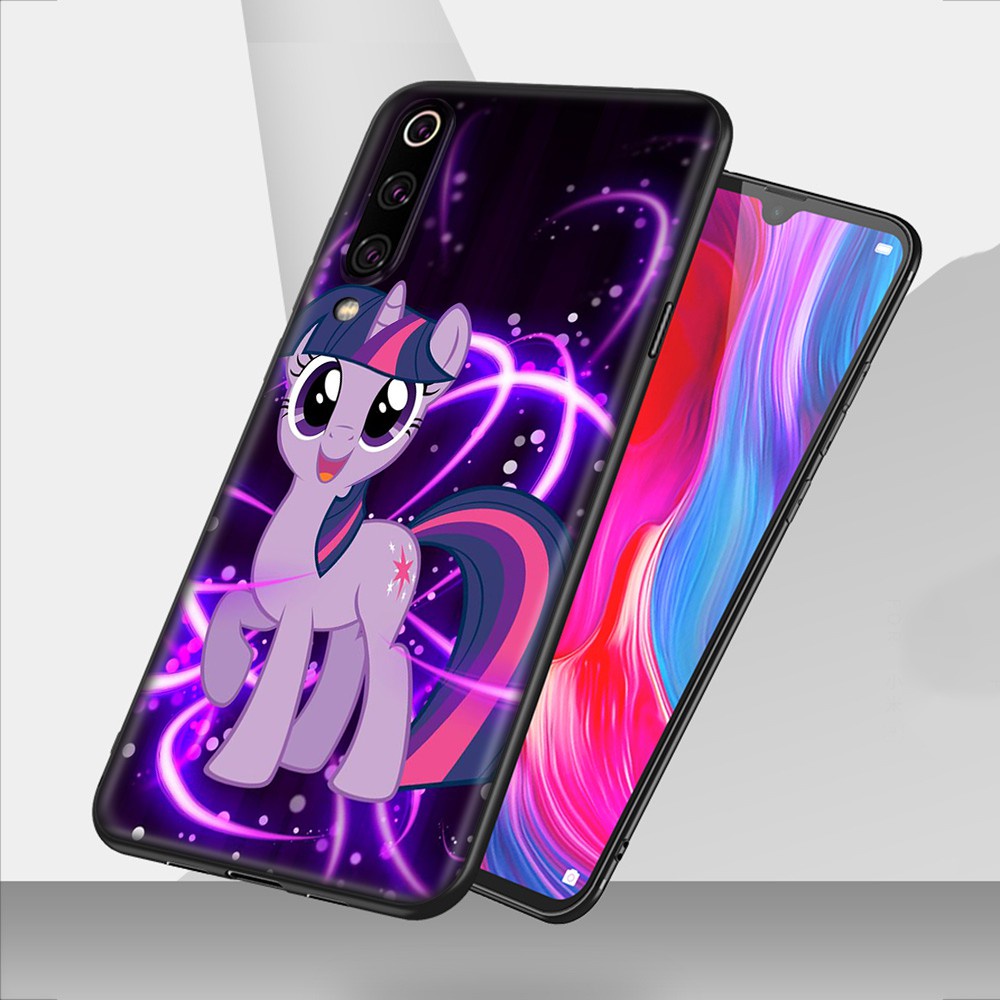 Ốp Điện Thoại Silicon Mềm Hình Ngựa Pony Và Cầu Vồng H-125 Cho Iphone X 5 Se 5s 6 6s 7 8 Plus