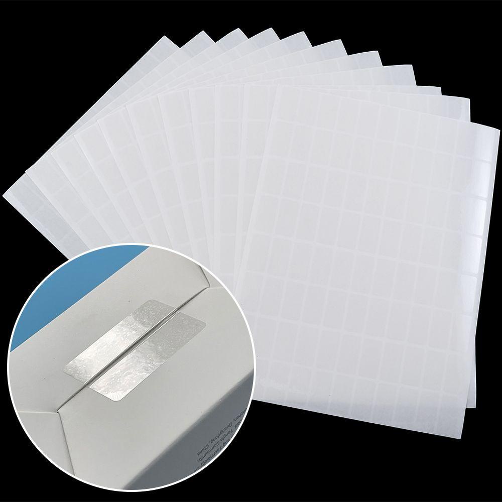Set 1000 Miếng Dán Niêm Phong Tự Dính Bằng PVC Trong Suốt