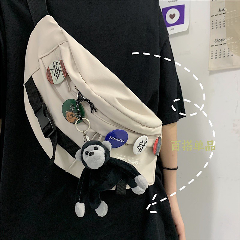 Túi Đeo Chéo Thể Thao Dáng Rộng Phong Cách Hàn Quốc Cá Tính 19911