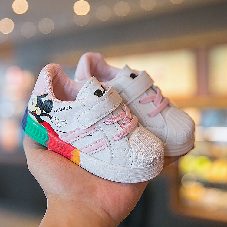 Giày trẻ em dáng thể thao phong cách Hàn Quốc giày cho bé gái bé trai từ 0-4 tuổi siêu nhẹ chống trơn trượt G24