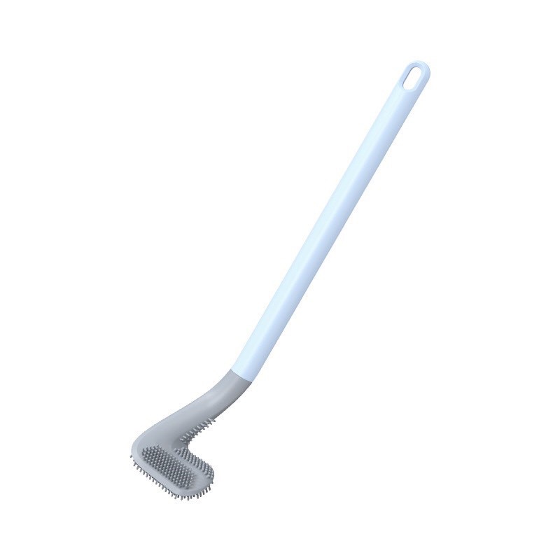 Chổi cọ toilét silicon chữ L