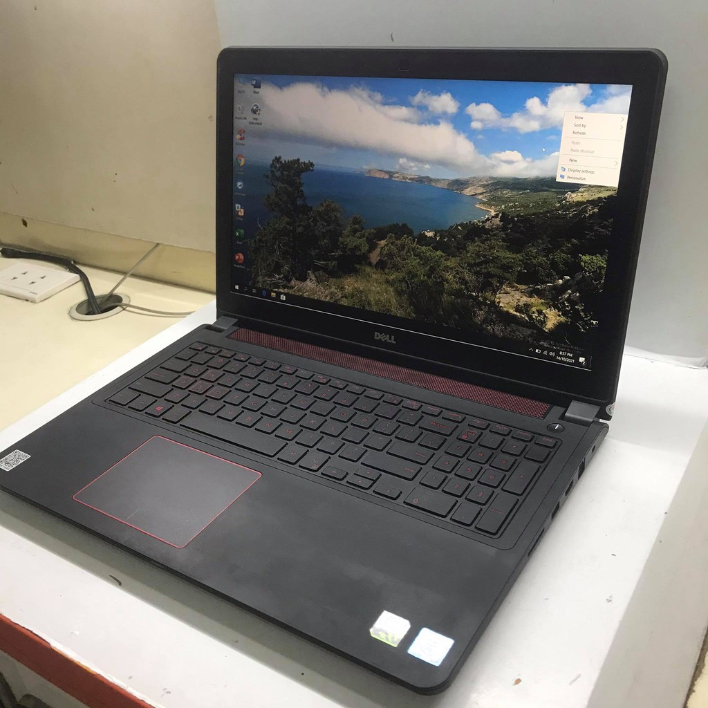 Máy laptop Dell Inspiron 5577 Core i5-7300HQ, 8gb ram,128gb ssd + 500gb hdd, Vga nvidia Gtx 1050- 4G, màn 15.6" Full HD | BigBuy360 - bigbuy360.vn