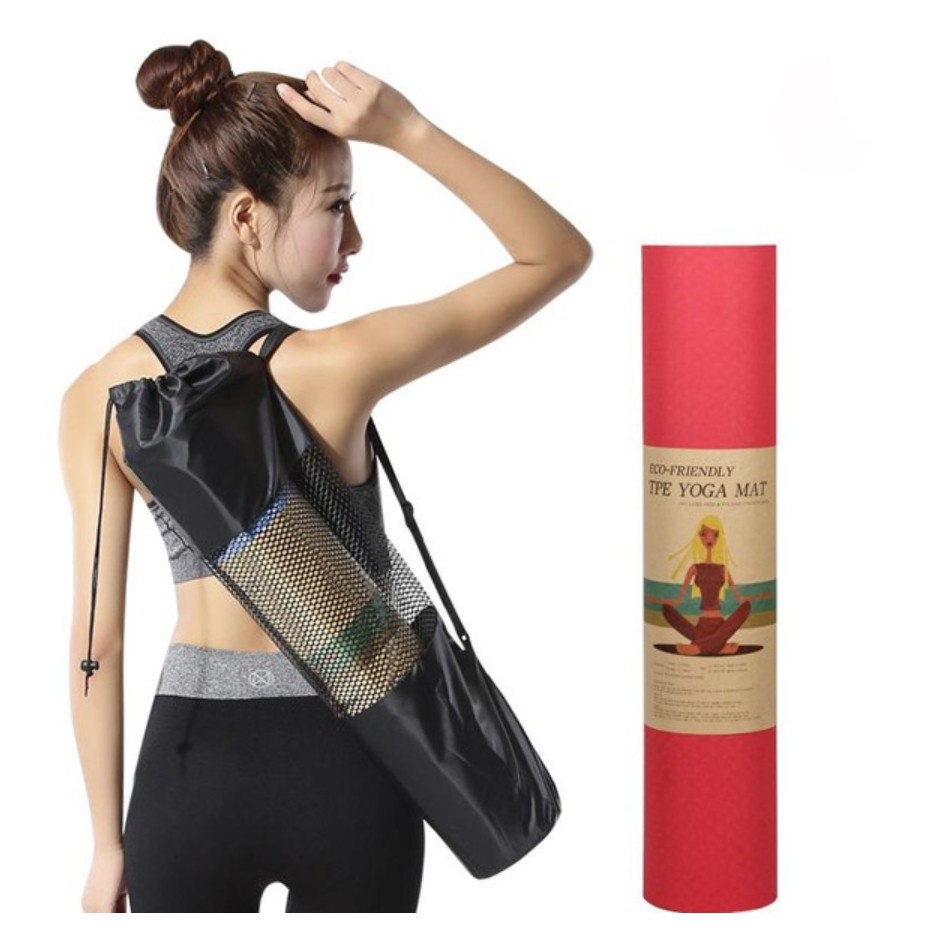 [ RẺ VÔ ĐỊCH❤️] THẢM TẬP YOGA TPE CAO CẤP 2 LỚP 6MM