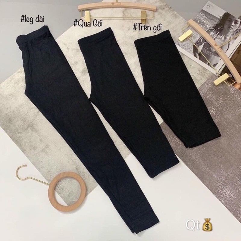 Quần legging thái 3 cỡ dài ngắn lửng