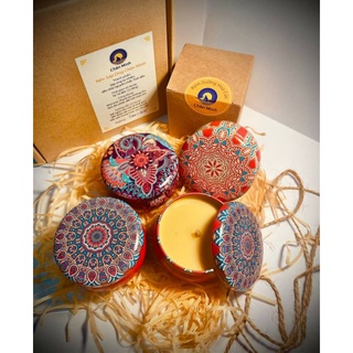 Nến Sáp Ong Homemade Chân Minh - Khử mùi, thanh lọc không khí, làm ấm, thư giãn, đốt hết thán khí