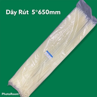 Dây rút nhựa 5*650mm