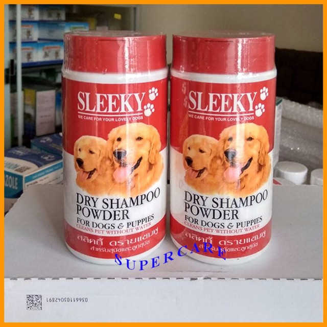 Phấn Tắm Khô Sleeky 150G Hương Thơm Tươi Mát Cho Chó Mèo