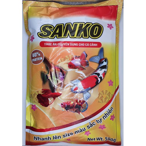Thức ăn SANKO chuyên dụng cho cá cảnh gói 500g