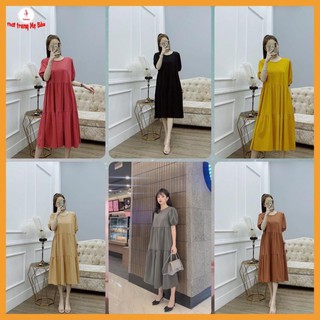 Váy bầu mùa hè . Chất thun mền mại , co giãn ,thấm hút mồ hôi( New 6 màu + hình thật)