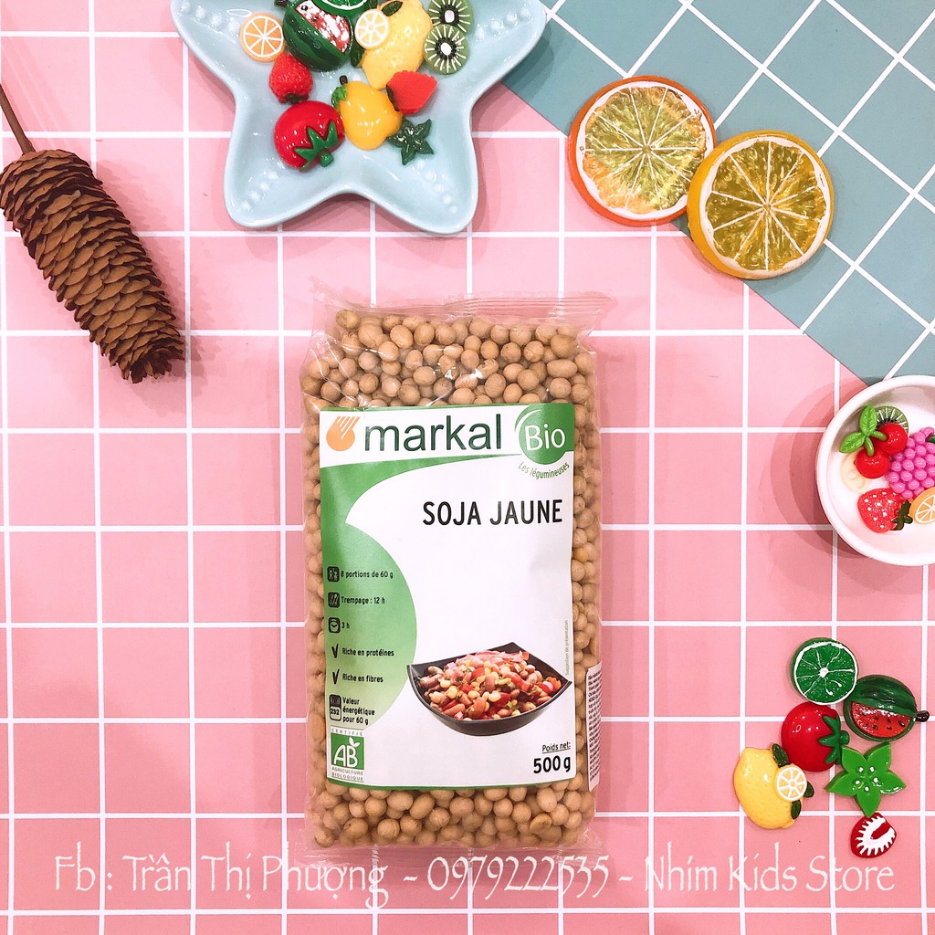 Đậu nành hữu cơ Markal 500g (Date 20/2/2024)