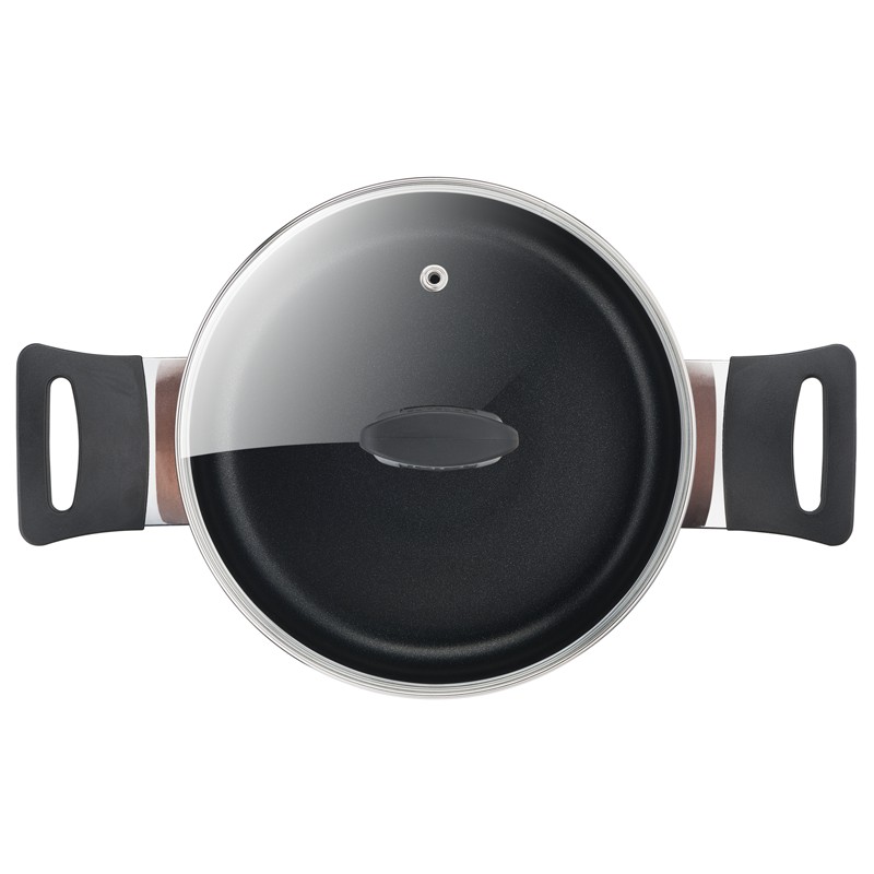 Nồi chống dính thân cao Tefal Day By Day 22cm(G1436105) - lớp phủ TITANIUM Bền với hơn 16,000 lần chà nhám