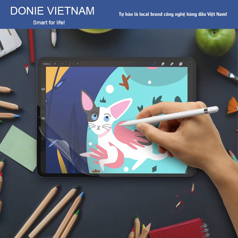Dán Màn Hình iPad Paperlike Nhật Bản Chống Vân Tay Chống Chói Dành Cho Ipad Pro 11 Gen 7 8 9 Air 4 5
