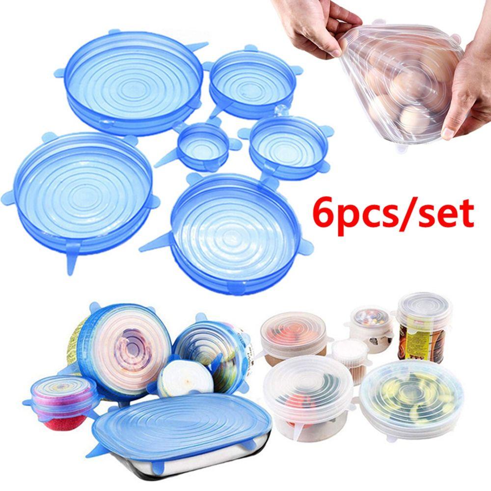BEAUTY Nắp Đậy Thức Ăn Bằng Silicone Tiện Lợi Dễ Sử Dụng