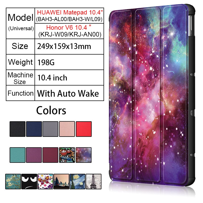 Bao da máy tính bảng nắp gập tự tất có giá đỡ cho Huawei Matepad 10.4 2020/Honor V6 10.4 | BigBuy360 - bigbuy360.vn