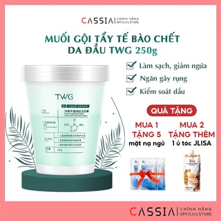Muối tẩy tế bào chết da đầu làm sạch gàu giảm ngứa, Muối gội đầu giúp kiểm soát dầu giảm gãy rụng tóc nội địa trung TWG