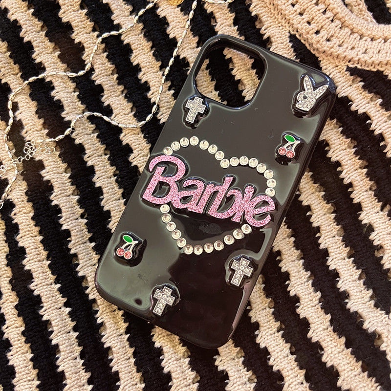 Ốp Điện Thoại In Hình Búp Bê Barbie Cho iPhone 15Promax 14 13 12 11 Pro Max XR XS Max 7 8 Plus Phone Case