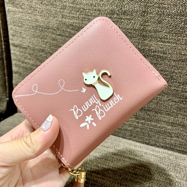 Ví nữ đẹp giá rẻ ngắn cầm tay mini nhỏ gọn dễ thương cute nhiều ngăn bỏ túi thời trang cao cấp VN1042