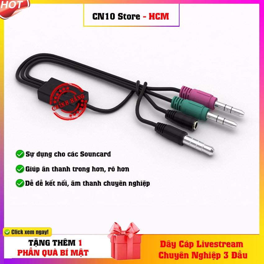 Bộ hát livestream karaoke Sound Card K300 cao cấp kết hợp Mic Thu Âm AT100 siêu hút giọng