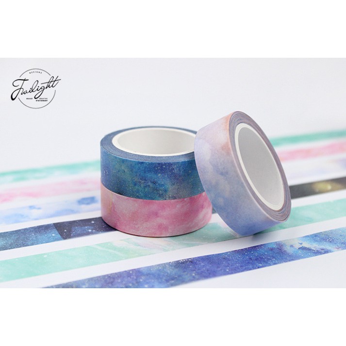 Băng dính trang trí Washi Tape Twilight 15mm*8m