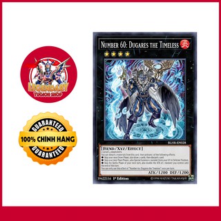 [Thẻ Bài Yugioh Chính Hãng] Number 60: Dugares The Timeless