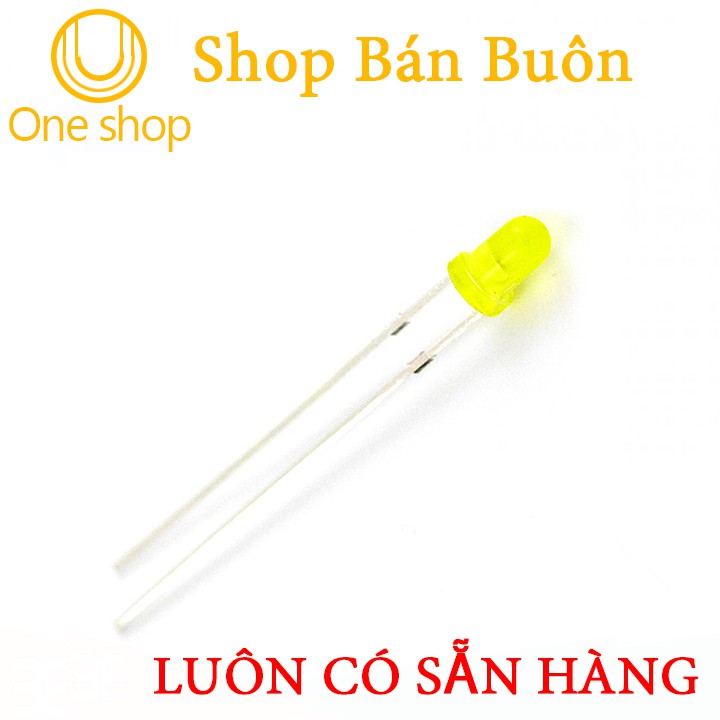 Gói 100 Con Led Phủ Màu 3mm