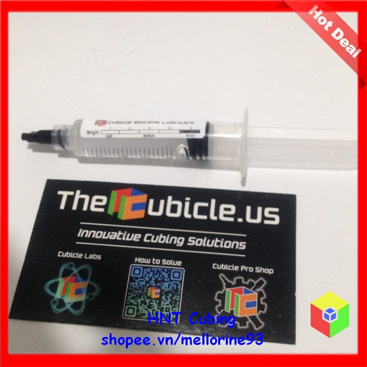 TheCubicle Lube] Weight 5 5ml Dầu Bôi Trơn Rubik Cao Cấp