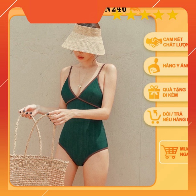 Bikini 1 Mảnh 2021 Đồ Bơi Nữ Liền Thân Quảng Châu Đi Biển Sexy Kín Đáo Hottrend HD21 2392 - SIÊU HOT