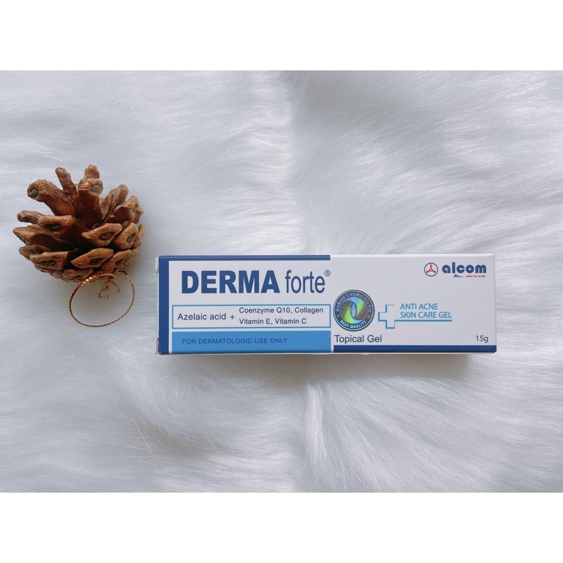 [CHÍNH HÃNG ] GEL DERMA FORTE giúp giảm mụn bọc, mụn viêm,mụn trứng cá - 15g