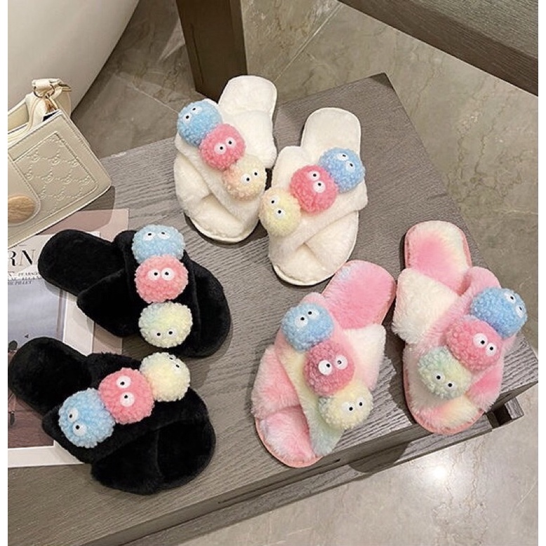 Dép bông bom bom ☄️☄️☄️