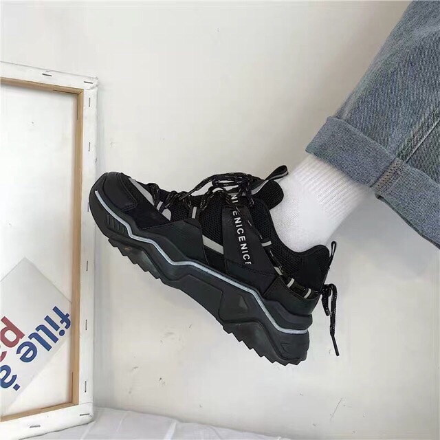 CÓ ẢNH THẬT GIÀY THỂ THAO SNEAKER PHẢN QUANG ULZZANG HÀN QUỐC ( PHẢN QUANG KHI ĐÈN FLASH CHIẾU VÀO ) | BigBuy360 - bigbuy360.vn