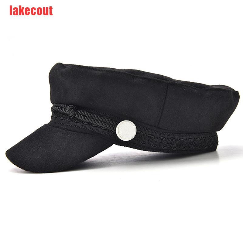 {lakecout}Ladies Womens Girls Wool Blend Baker Boy Peaked Cap Newsboy Hat Beret Fashion YJB
