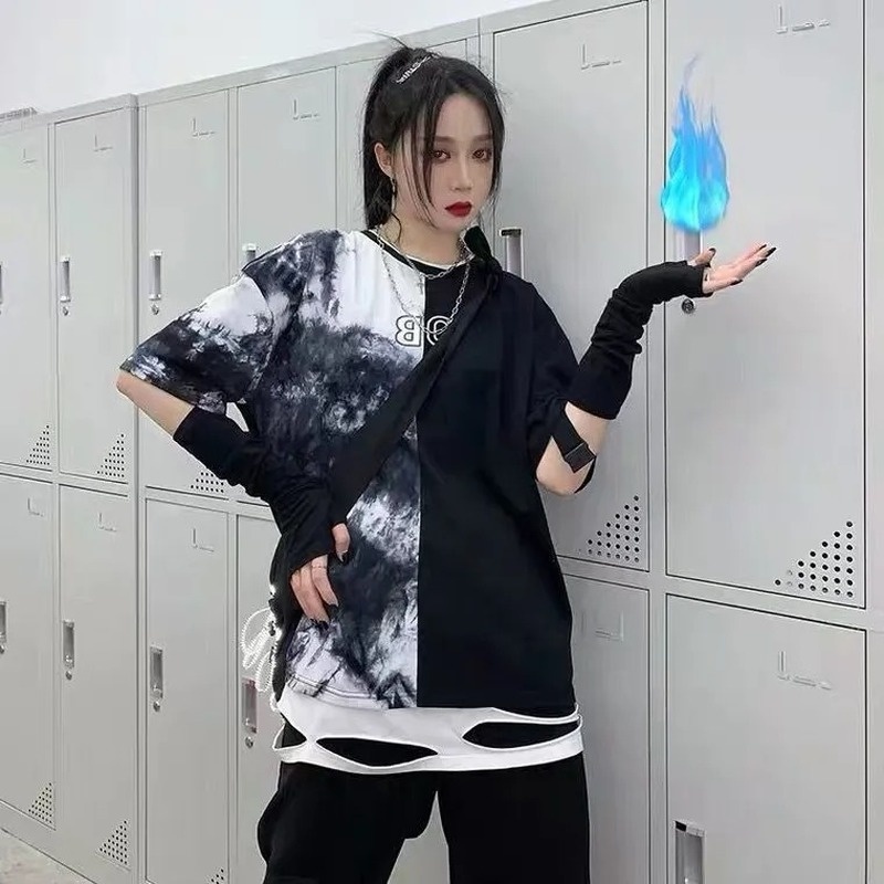 Găng Tay Hở Ngón Hóa Trang Ninja Thời Trang Harajuku Đường Phố Cá Tính