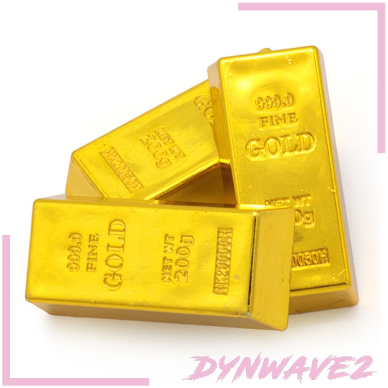 Thanh vàng giả Mô phỏng vàng Đạo cụ khăn giấy Đồ chơi trang trí bàn