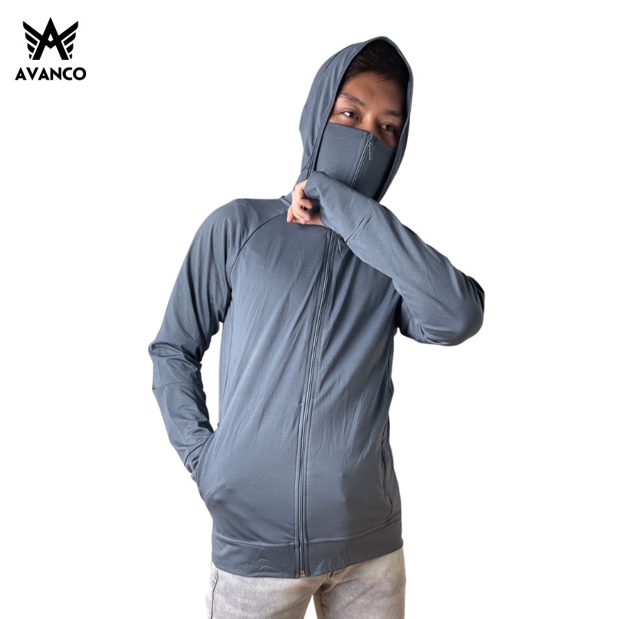 Áo chống nắng nam TVIK kéo cao thay khẩu trang, chất vải thông hơi thoáng mát, ANM | BigBuy360 - bigbuy360.vn