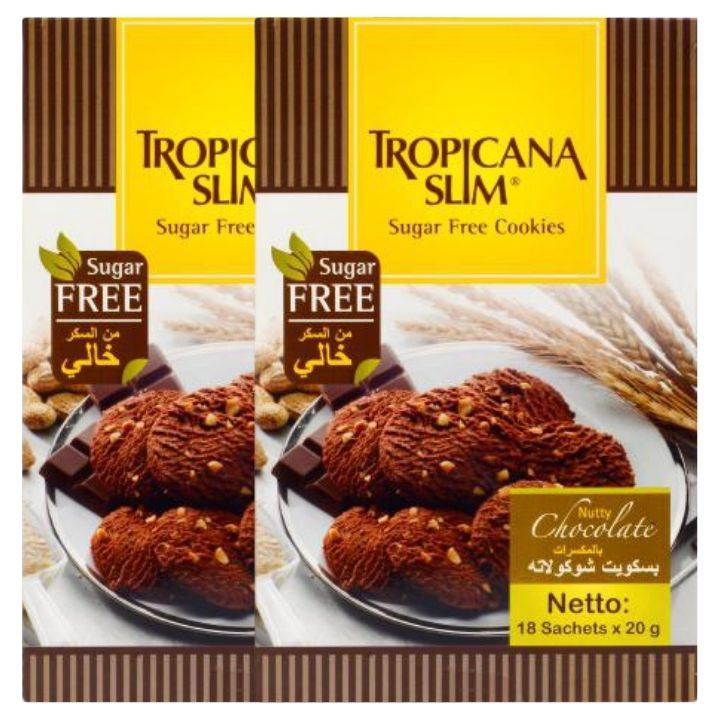 Bánh Quy Ăn Kiêng Cao Cấp Tropicana Slim Chocolate 200g Cho Người Ăn Kiêng Và Tiểu Đường