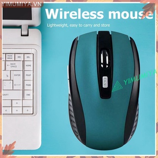Chuột Quang Không Dây 2.4ghz 6 Nút Bấm 2000 DPI Cho Máy Tính