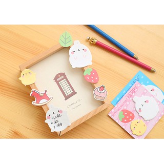 Set giấy nhớ, giấy note molang 3 chi tiết
